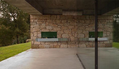 Barbacoa de pared de diseño Barbacoa de pared de diseño