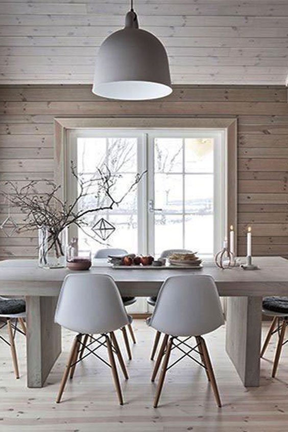 Comedor de madera estilo nórdico Comedor de madera estilo nórdico
