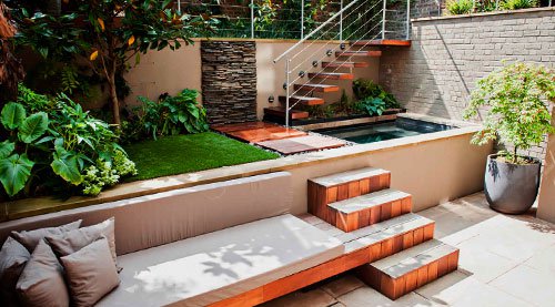 Decoración de terraza en ático Decoración de terraza en ático